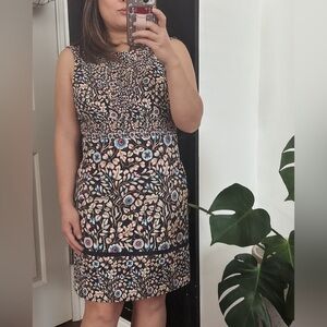 Anthropologie X Maeve Floral Brindille Sheath Sleeveless Dress. Size 4